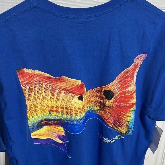 🔥🐠 “NWT” BEAFISH (be-a-fish) Graphic Tee - NEW Mens L - Huge back hit graphics - Picture 7 of 12